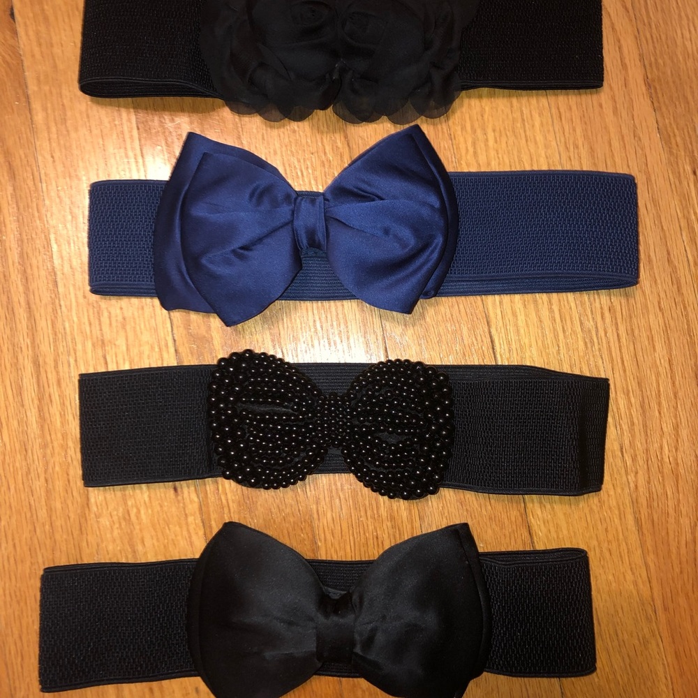 Bow and Flower Belts